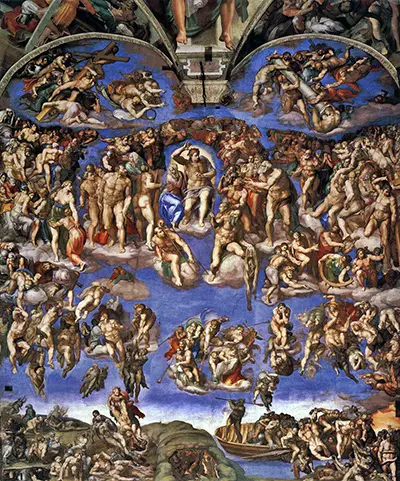 Last Judgement Painting Michelangelo Prints